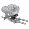 CAMVATE Rail Rod Support System DSLR Baseplate Mount + Rail