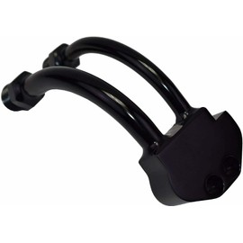 SixBuys Performance Black A/C Compressor Curved Manifold Compatible with Sanden SD7B10 7176 SD7 Style