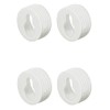 Häfele Wardrobe Hooks White Plastic 20 mm Pack of 4