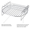 Air Fryer Double Layer Rack, Kitchen Accessory Replacement BBQ Rack