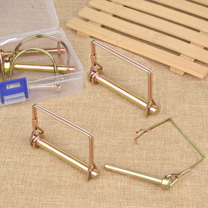 Comonc 10 Pack 1/4 Inch Trailer Hitch Pin Tractor Tow