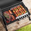 Portable Charcoal Grill, Tabletop Outdoor Barbecue Smoker, Small BBQ Grill