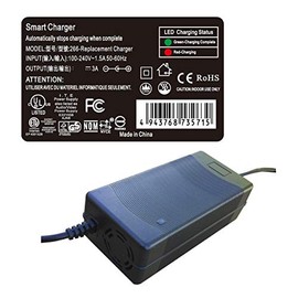 Charger Compatible with Hover-1 XLS Electric Scooter HY-HBKE, HY-HBKE-BLK