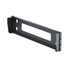 StarTech.com 1U Vertical Wall-Mount Bracket for 19Inch Rack Mountable Equipment, 121lb/55kg Capacity, for Patch Panels/Servers