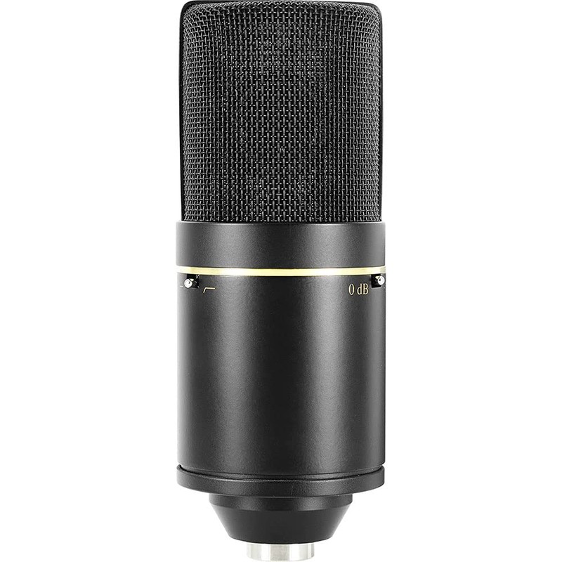MXL 770 Multipurpose Cardioid Condenser Microphone (Black) Bundle HX9 Over-Ear