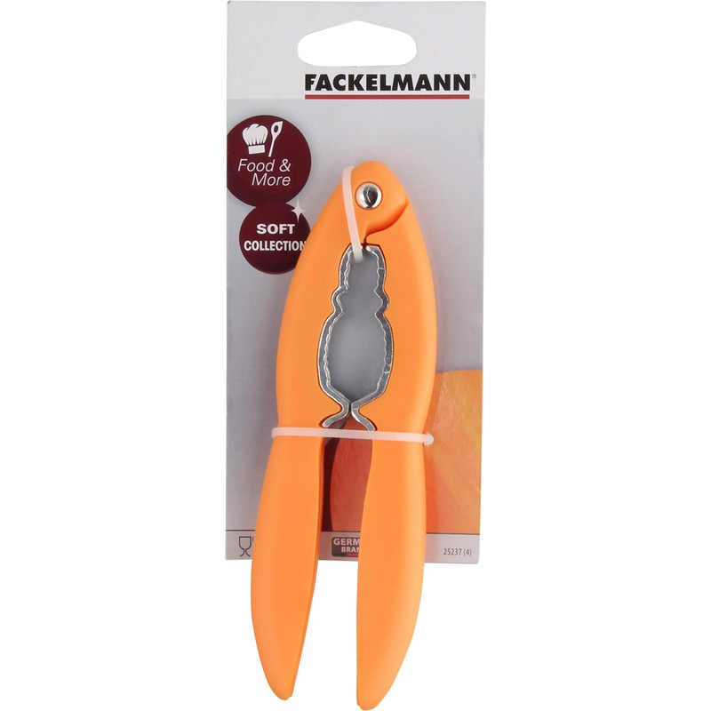 Fackelmann Nutcracker Soft Plastic 16 cm Plastic in Black/Orange