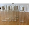 Squeeze NEW Clear Plastic Bottles W/dispense Cap (4oz) Each Travel