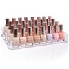 STORi Multi-Level Nail Polish Bottle Holder | Clear Plastic Organizer