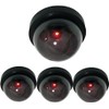 Yuarisx Dummy Dome Security Camera Outdoor Indoor with Fake Flashing