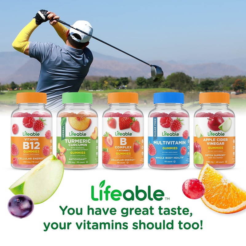 Lifeable Lifeable B Complex + Vitamin C 750mg, Gummies Bundle