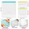SPLF 12 Pack Reusable Gallon Freezer Bags Dishwasher Microwave Safe,