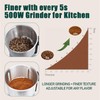 Grain Grinde For Kitchen,Electric Spice Grinders Comes With 3 Removable