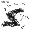 Biaungdo 120 Pcs 1/2" Ceiling Cups Hooks Screw Hooks Screw-in
