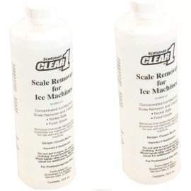 Scotsman Clear 1 Scale Remover & Cleaner Ice Machines 19-0653-01  (2 pack!)