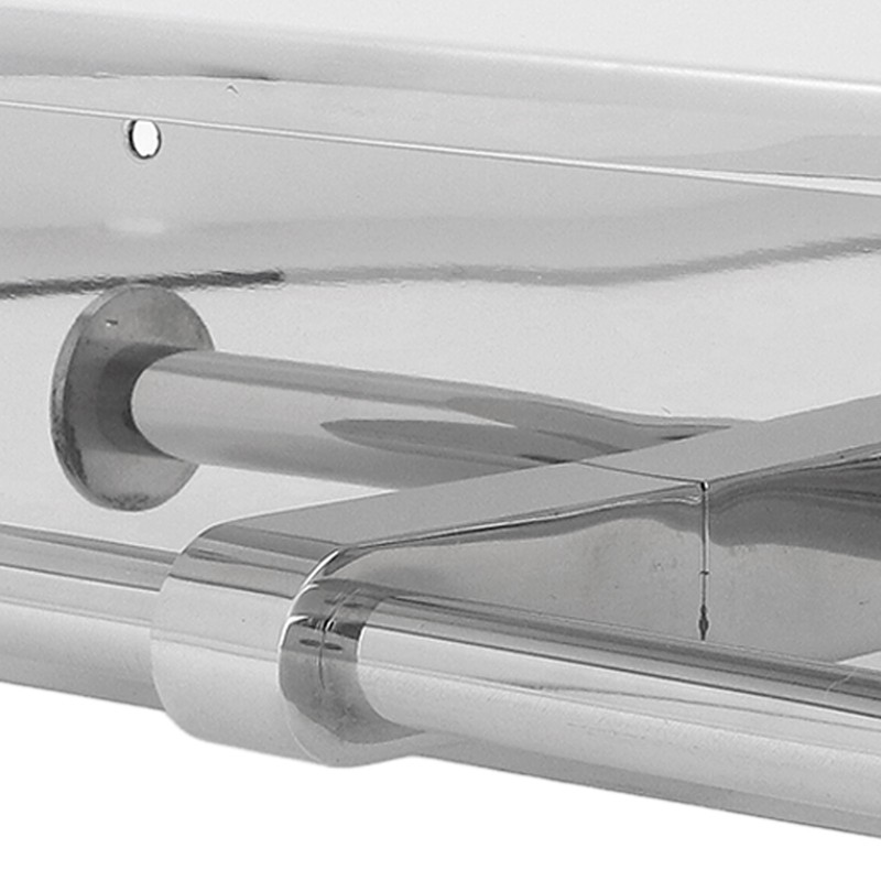 Stainless Steel Toilet Paper Holder with Shelf Self Adhesive Punch