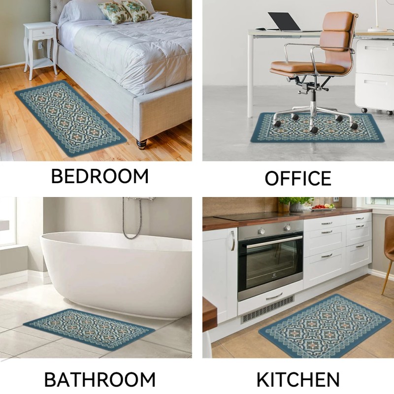 Modern Novelty Waterproof Stain Resistant Antimicrobial Non-Slip Heavy Duty PVC