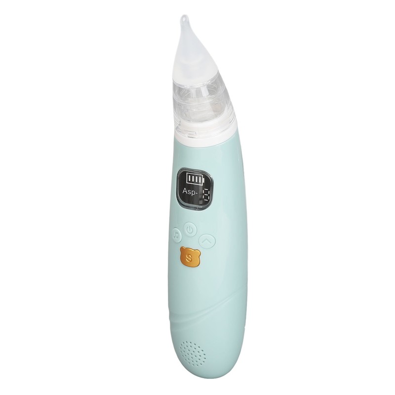 Electronic Infant Nose Aspirator Adjustable Suction Level Music Light Soothe