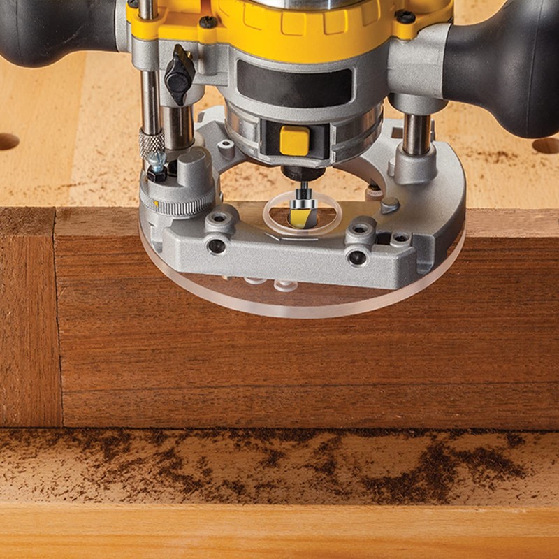 MNA 3Pcs Bowl and Tray Template Router Bit Set, Dish