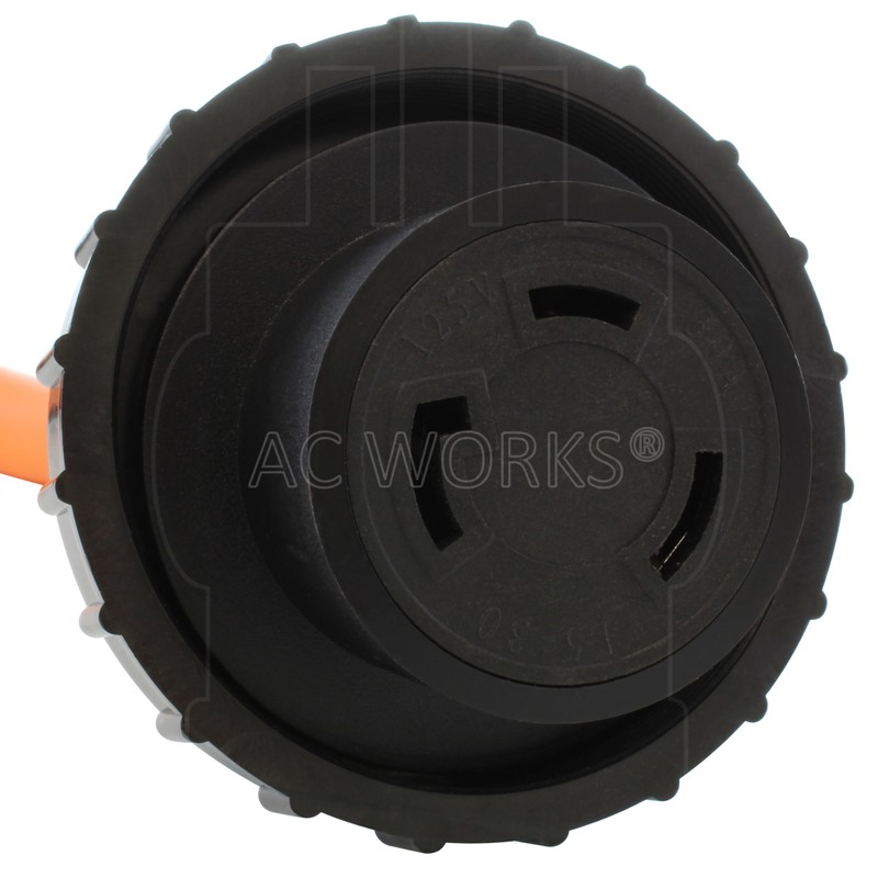 AC WORKS 30Amp RV Marine Detachable Adapters (25FT RV 30A