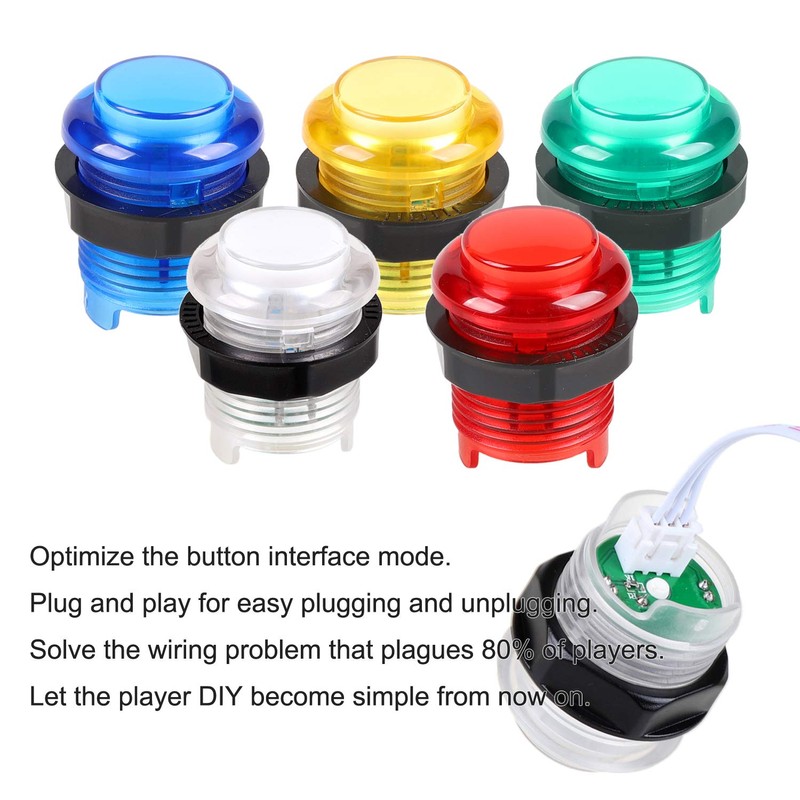 EG STARTS 1 Spieler USB LED Encoder zu PC-Spiele Blaue