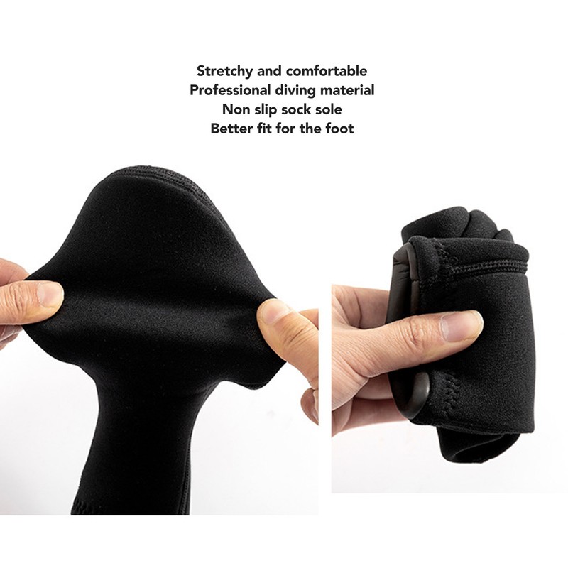3mm Neoprene Socks Warm Slip Resistant Waterproof Quick Drying Lightweight