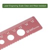 sourcing map Set of 3 Straight Ruler, 15 cm, Metric