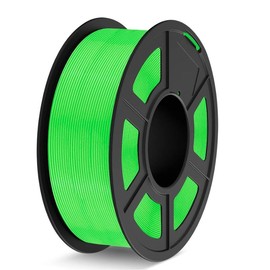 SUNLU PLA+ (PLA Plus) 3D Printer Filament 1KG Massive color selection Stronger Brighter Clog/Bubble/Tangle-Free Dimensional Accuracy ±0.02mm:_PLA+ Green