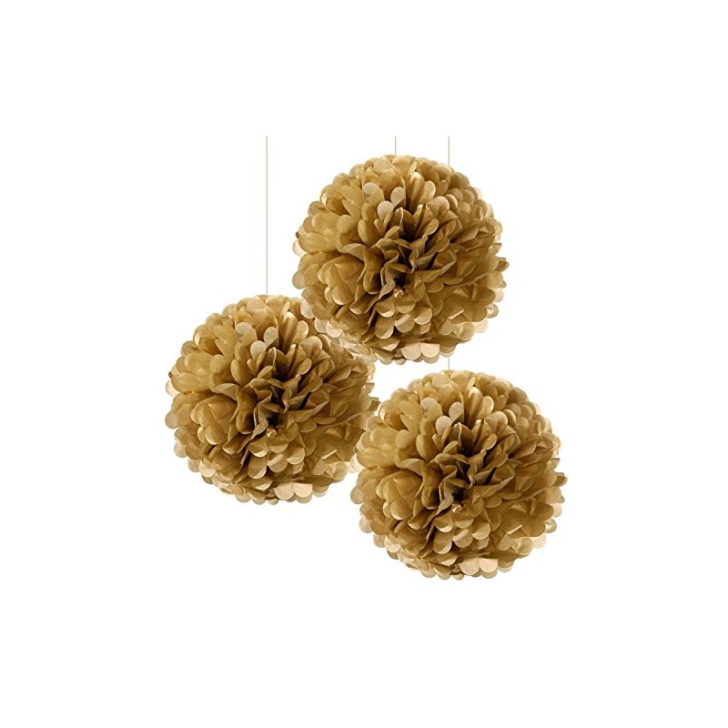 Talking Tables Decadent Decorations Pom Pom for Christmas, New Years