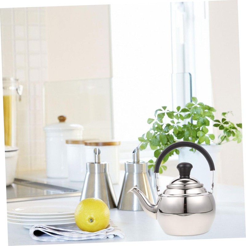 Mikinona Convenient Tea Pot Handheld Metal Kettle 2.0l Home Supplies