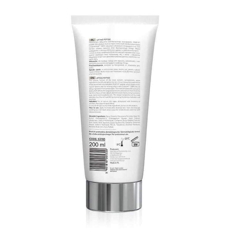 Apis Professional Lifting and Tensing Mask with Snap-8 TM Peptide