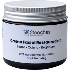 Bálsamo Facial de Sebo de Res con Tanaceto Azul, Jojoba y Rosa Mosqueta – Nutrición e Hidratación Profunda – Fórmula Natural para Todo Tipo de Piel Día/Noche – 44 g