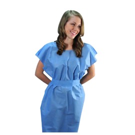 Disposable Medical Exam Gowns - Made in the USA - 50 pcs - MEDIUM
