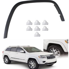 GXYWADY Front Right Passenger Side Paintable Factory Style Wheel Fender Flares Replacement for Grand Cherokee 2011 2012 2013 2014 2015 2016 1MP38RXF1AE CH1291106