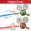 WEDIOU Oxygen Acetylene Flashback Arrestors Set, Regulator End, Standard "B"