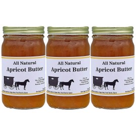 Flavored Butters Apricot - 8 Oz Jar - Qty 3 Jars