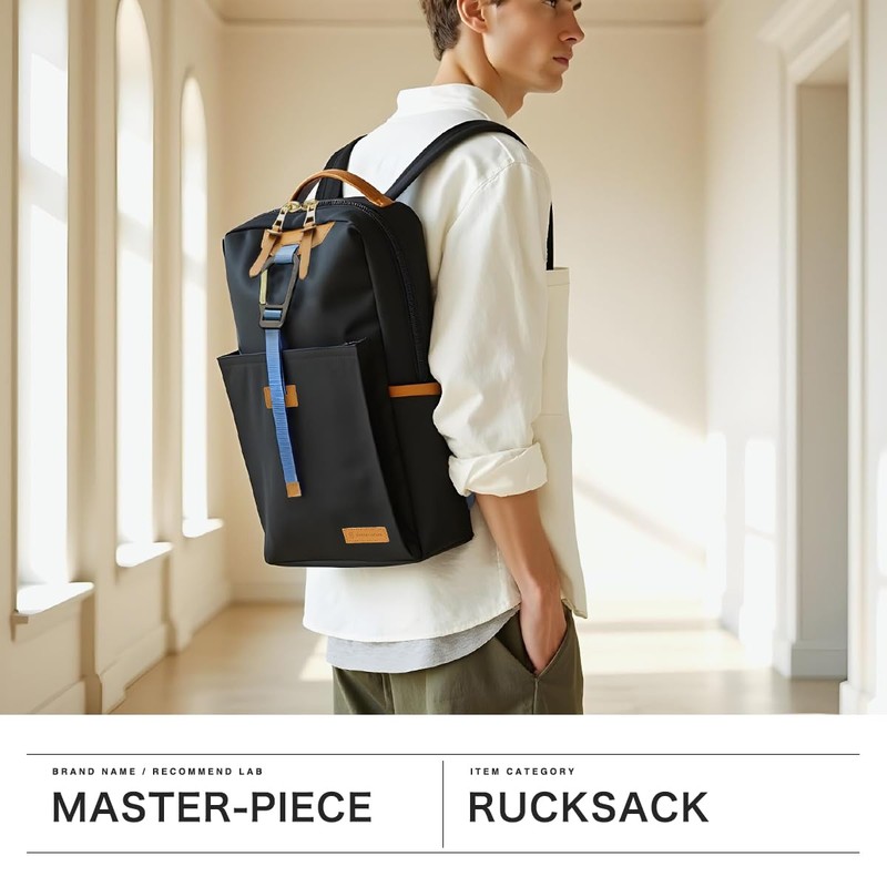 Masterpiece 02340-v2 Link Backpack, black (10)