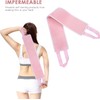 Aplicador de Loción Espalda Fibra Suave, Correa de Bronceado Rosa