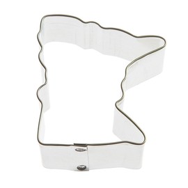 Foose Brand Minnesota Cookie Cutter 2.75 Inch –Tin Plated Steel Cookie Cutters – Minnesota Cookie Mold