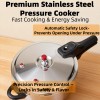 HCX 4.2Quart (4L)7.9Inch (20cm) Pressure Cooker, 80kPa Working Pressure, 3-Ply