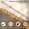 DAMEING 4FT Heavy Duty Stair Handrail, Galvanized Metal Pipe Hand