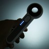 30X Handheld Magnifier 3 Levels Brightness Adjustment Touch Control LED