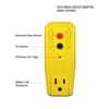 Tower Manufacturing 30439005-14 Auto-Reset 15 AMP Grounded 3-Prong GFCI Single