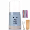 Kitchen Utensil Holder, Chopsticks Holder Drying Rack with Lid and