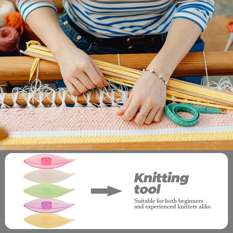 HOMSFOU 1 Set Shuttle Knitting Tools Weave Shuttle Tatting Diy