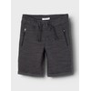 NAME IT Fabric Shorts for Boys, Asphalt