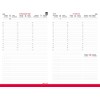 X17 - A5 Weekly Planner Refill Pack | "Classic" 2025, 2 Booklets of 6 Months, Includes Memo Card. Only Suitable for the X17 System. Made in Germany