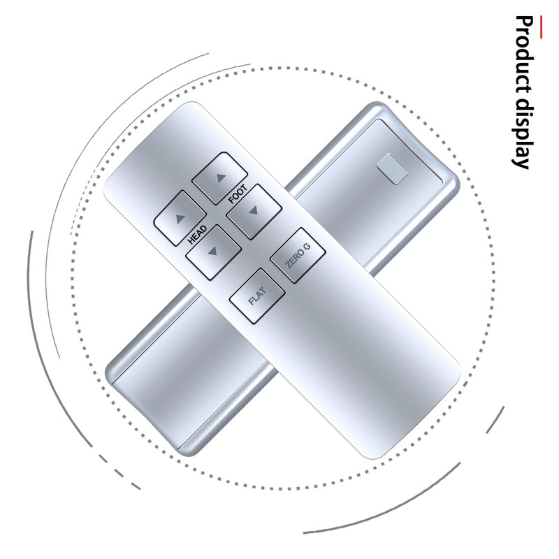 GWVEE Replacement Remote Control for OKIN Refined, Essentials,Serta & Beautyrest