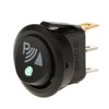 Dolphin Automotive Illuminated LED Round 3 Pin P Rocker ON/OFF