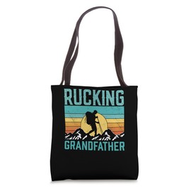 Rucking Grandfather Hike Hiking Ruck Hiker Rucking Grandpa Tote Bag