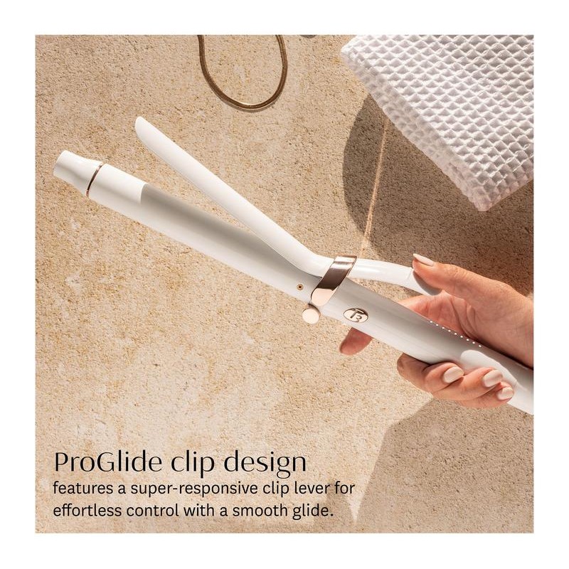 QVC T3 SinglePass Curl X 1" Ceramic Extra-Long Barrel Curling